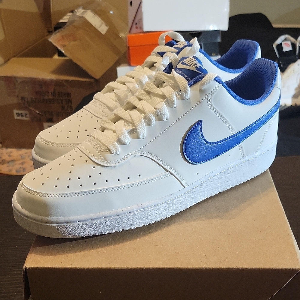 Nike Court Vision Low "Game Royal" (2020) Mens 10 Womens 11.5 NEW - Picture 2 of 9
